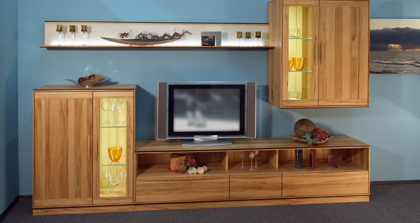 Moderne Möbel Wohnwand - Tischlerei Brasch fertigt auch für Hamburg